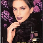 Revlon Lipstick 1998 Print Ad - Cindy Crawford