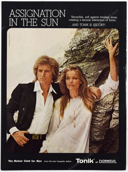 Tonik by Dormauil Haircare 1972 Print Ad - Veruschka
