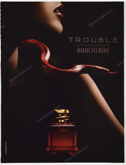 Trouble Boucheron Perfume 2004 Print Ad