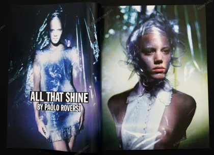 "All That Shine" 2007 Editorial - Freja Beha Erichsen, Paolo Roversi