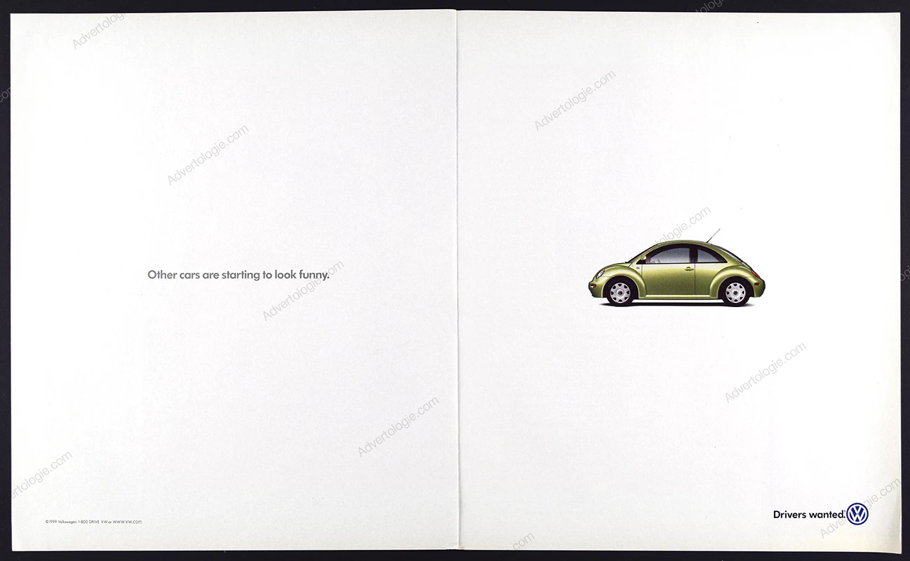 Volkswagen Beetle 1999 Print Ad