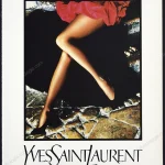 Yves Saint Laurent Hosiery 1988 Print Ad