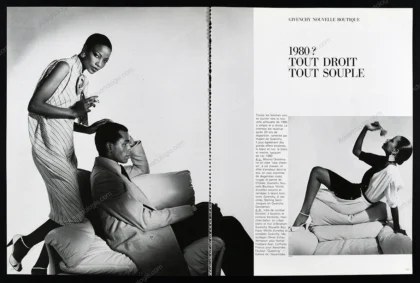 "1980? Tout Droit Tout Souple" 1980 4-Page Editorial - Horst