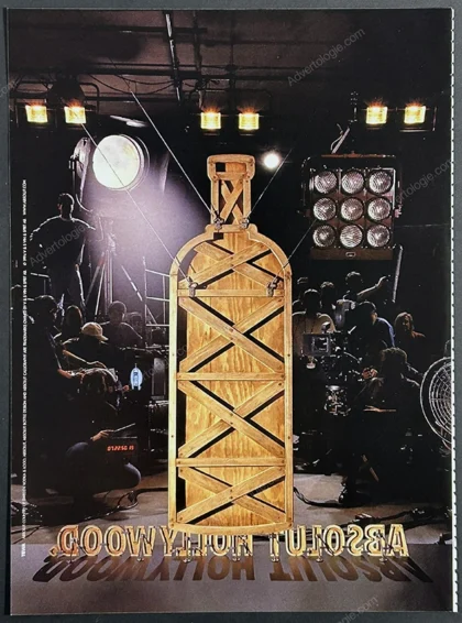 Absolut Vodka 2001 Print Ad - "Absolut Hollywood"