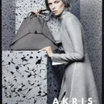 Akris FW 2015-16 Print Ad - Lina Berg
