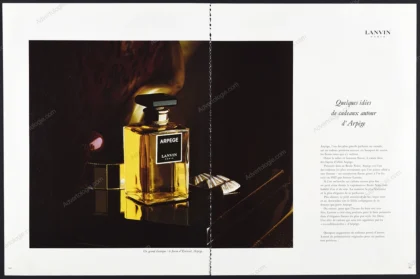 Arpège de Lanvin Perfume 1979 Print Ad