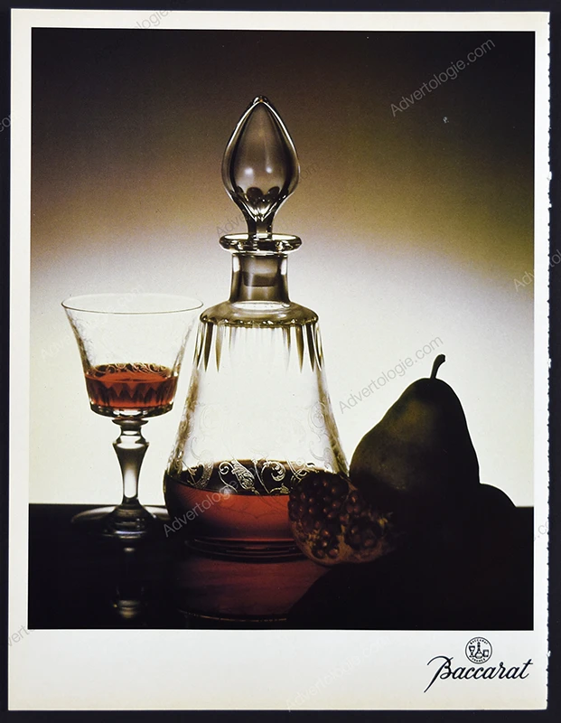 Baccarat Glassware 1988 Print Ad