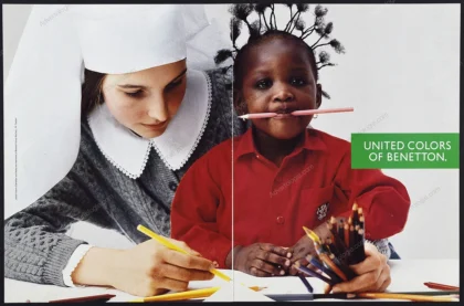 Benetton 1989 Print Ad - "Teacher"