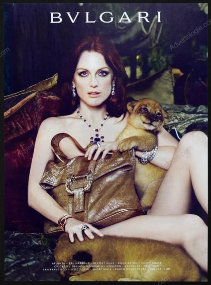 Bulgari Accessories 2010 Print Ad - Julianne Moore