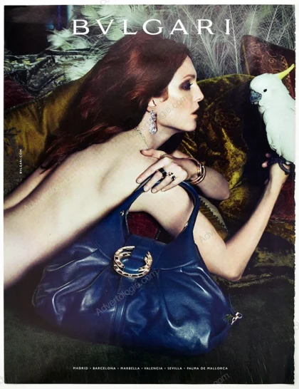 Bulgari Accessories 2011 Print Ad - Julianne Moore