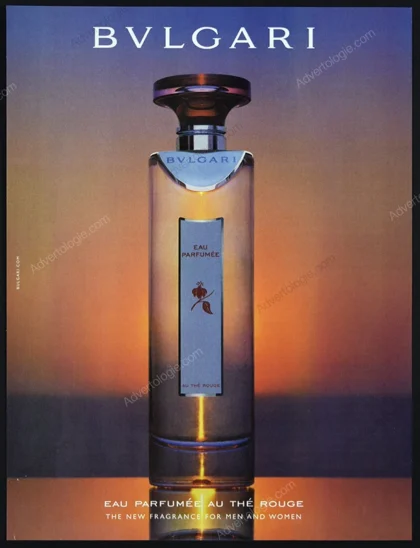 Eau Parfumée au Thé Rouge Bulgari Perfume 2006 Print Ad