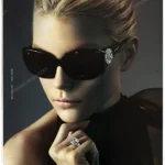 Bulgari Eyewear 2006 Print Ad - Jessica Stam