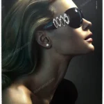 Bulgari Eyewear 2006 Print Ad - Jessica Stam