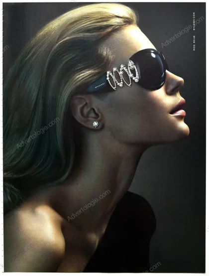 Bulgari Eyewear 2006 Print Ad - Jessica Stam