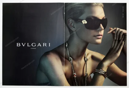 Bulgari Eyewear 2007 Print Ad - Jessica Stam