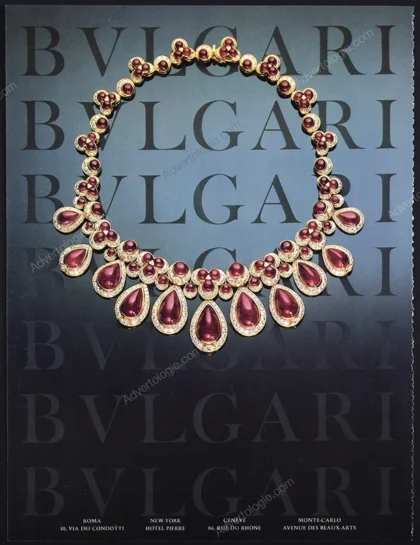 Bulgari Jewelry 1979 Print Ad