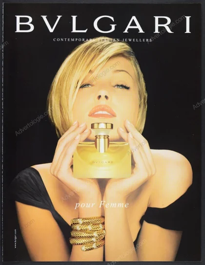 Bulgari pour Femme Perfume 2003 Print Ad