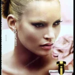 Bulgari Rose Essentielle Perfume 2007 Print Ad - Kate Moss