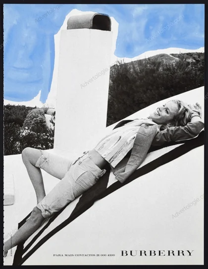 Burberry 2003 Print Ad - Eva Herzigova, Mario Testino