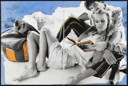 Burberry 2003 Print Ad - Eva Herzigova, Mario Testino