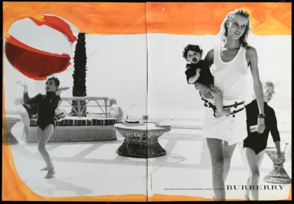 Burberry 2003 Print Ad - Eva Herzigova, Mario Testino