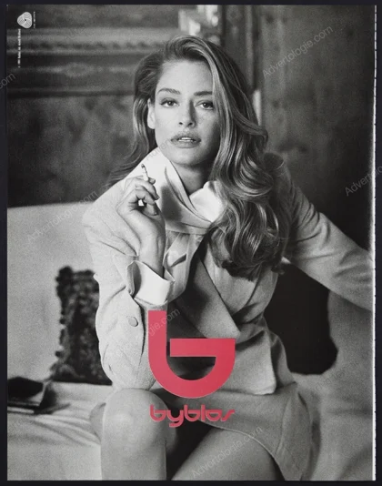 Byblos 1991 Print Ad - Donna Bunte