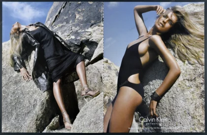 Calvin Klein Collection 2005 Print Ad - Natalia Vodianova