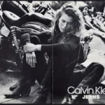Calvin Klein Jeans 1992 Print Ad - Carré Otis, Bruce Weber