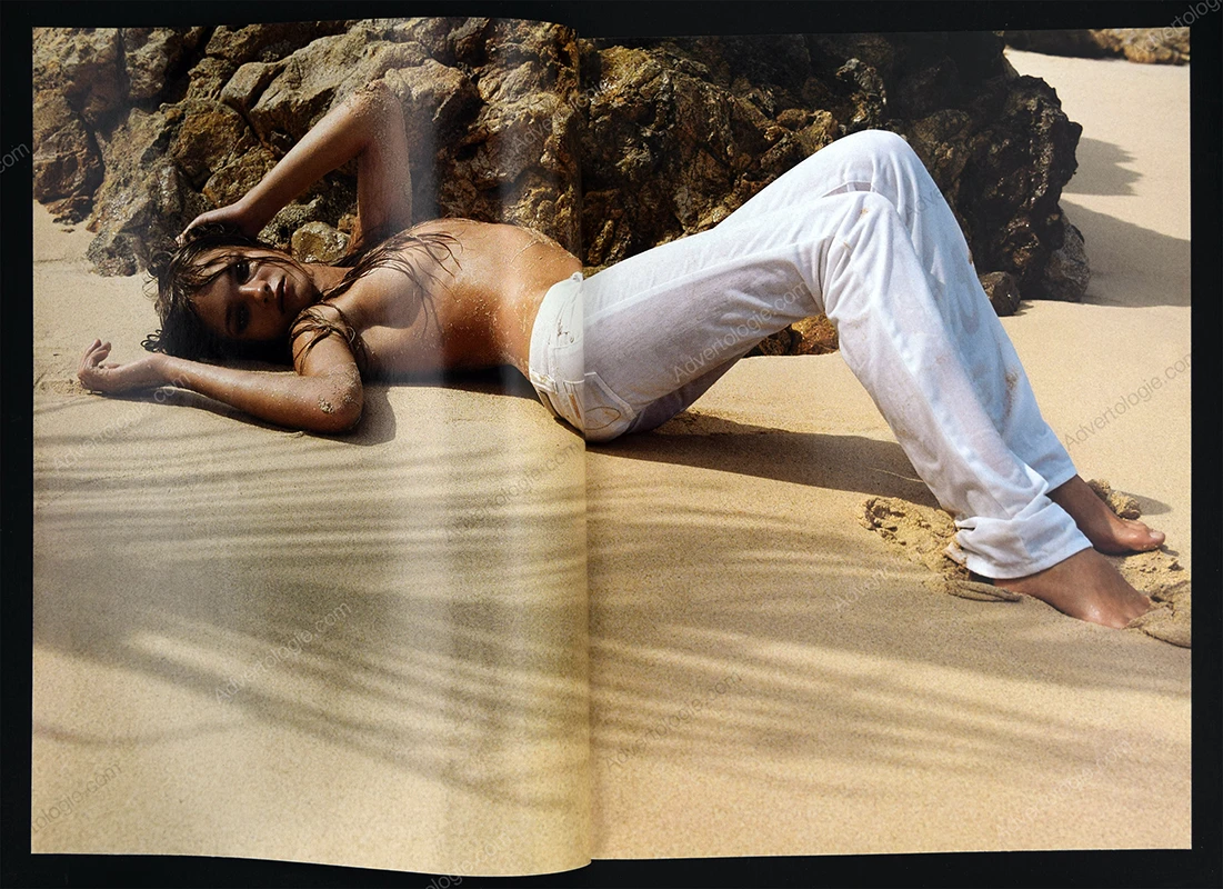 Calvin Klein Jeans 2007 8-Page Magazine Insert Ad - Natalia Vodianova