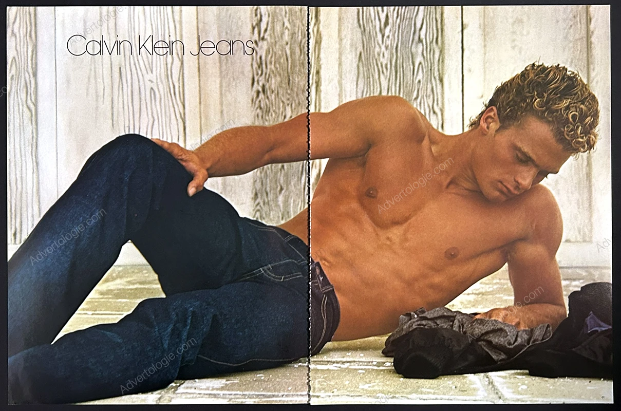 Calvin Klein Men's Jeans 1980 Print Ad - Richard Avedon