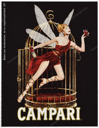 Campari "Red Passion" 2006 Print Ad - "Spiccare il Volo"