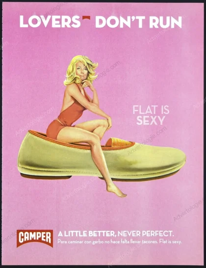 Camper Shoes 2005 Print Ad - "Pin-up"