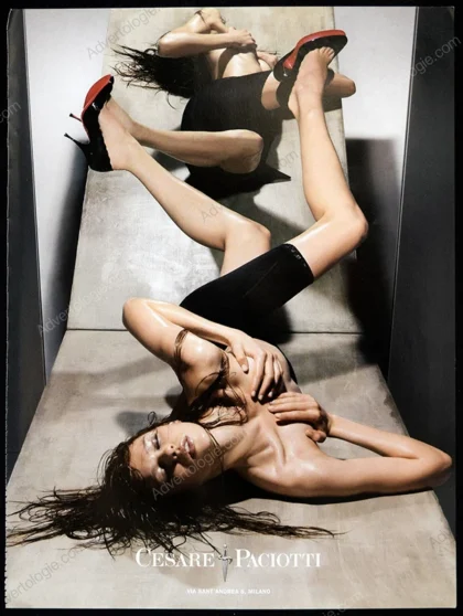 Cesare Paciotti Shoes 2006 Print Ad - Elise Crombez