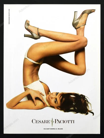 Cesare Paciotti Shoes 2006 Print Ad - Flavia de Oliveira