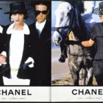 Chanel 1990 Print Ad - Helena Christensen