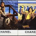 Chanel 1990 Print Ad - Yasmeen Ghauri