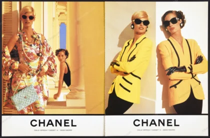 Chanel 1991 Print Ad - Linda Evangelista, Christy Turlington