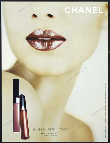 Chanel Lèvres Lumière Intense Cosmetics 2003 Print Ad
