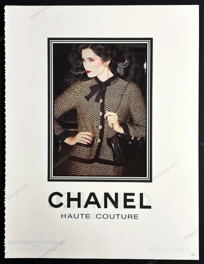 Chanel Haute Couture 1980 5-Page Advertorial - Lisa Crosby