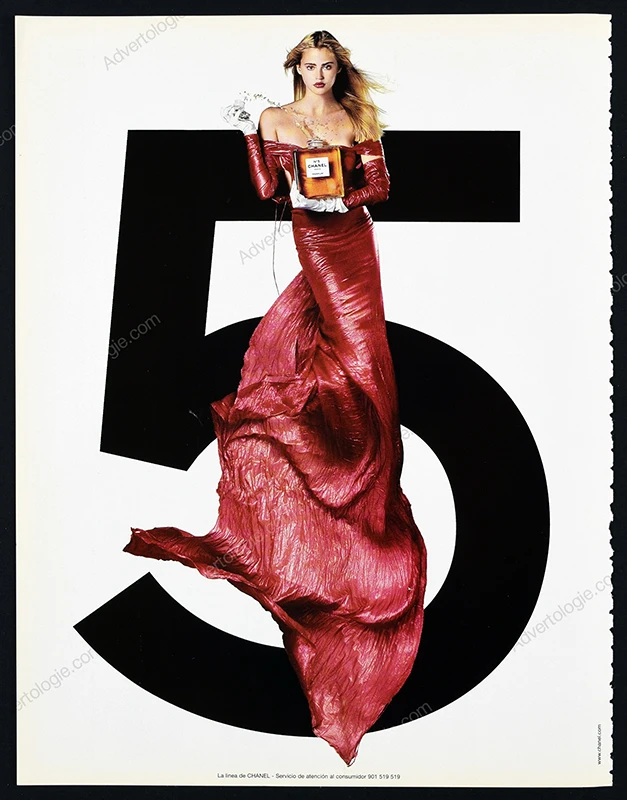 Chanel N°5 Perfume 2000 Print Ad - Estella Warren