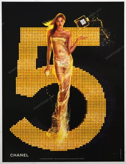 Chanel N°5 Perfume 2001 Print Ad - Estella Warren