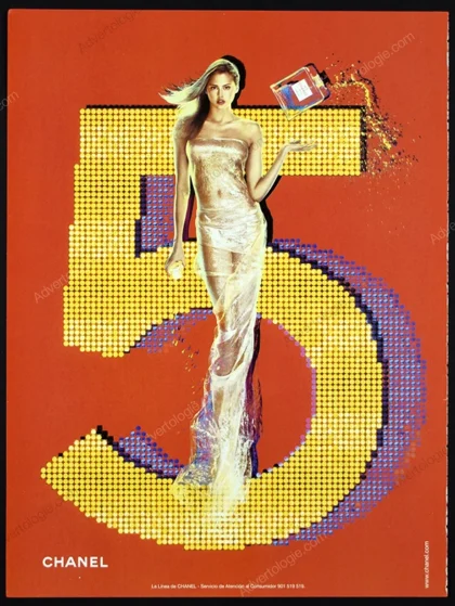 Chanel N°5 Perfume 2003 Print Ad - Estella Warren
