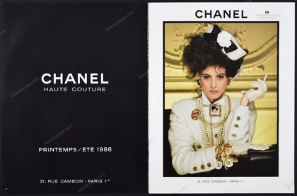 Chanel Haute Couture SS 1986 8-Page Advertorial - Inès de la Fressange, Karl Lagerfeld