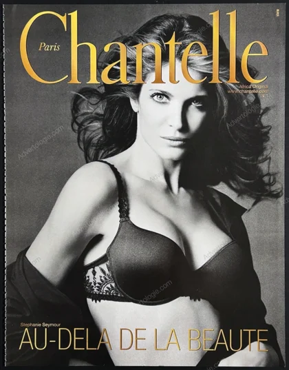Chantelle Lingerie 2008 Print Ad - Stephanie Seymour