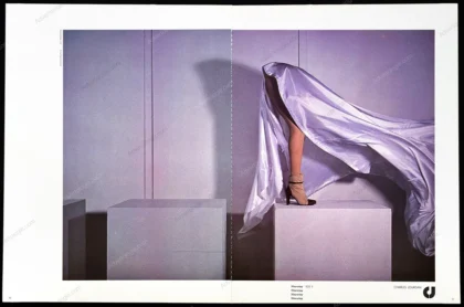 Charles Jourdan Shoes 1977 Print Ad - Guy Bourdin