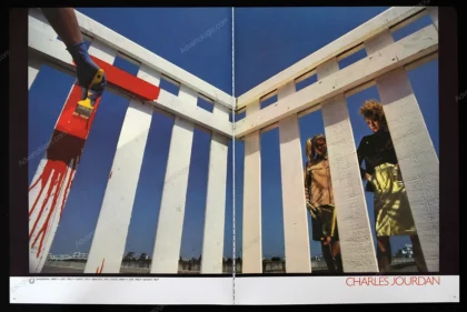 Charles Jourdan Shoes 1981 8-Page Print Ad - Uwe Ommer
