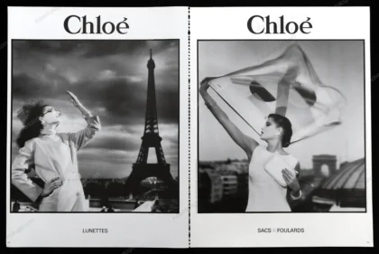 Chloé 1980 14-Page Advertorial - Annette Karlsson, Michel Comte