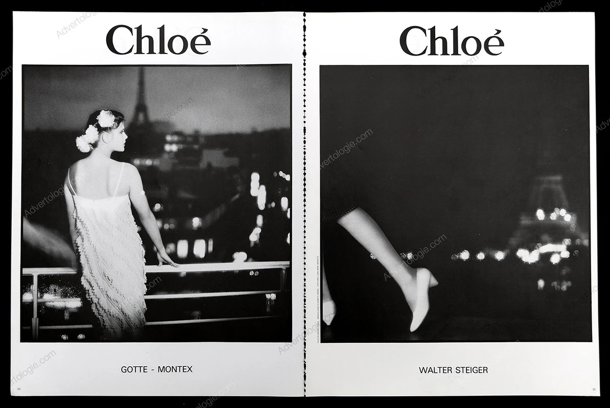 Chloé 1980 14-Page Advertorial - Annette Karlsson, Michel Comte