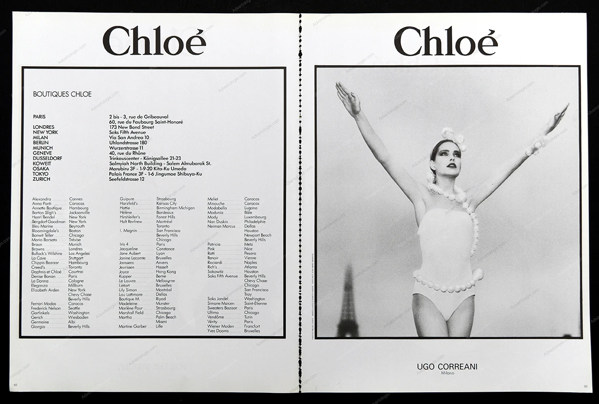 Chloé 1980 14-Page Advertorial - Annette Karlsson, Michel Comte