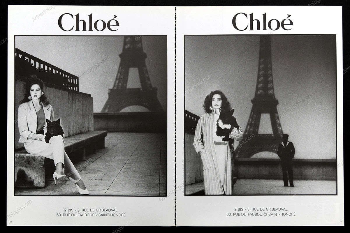 Chloé 1980 14-Page Advertorial - Annette Karlsson, Michel Comte